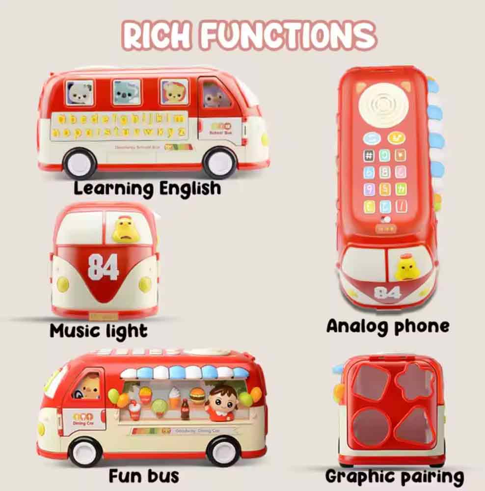 Edukační interaktivní hudební autobus s anglickou abecedou, obrázek 2