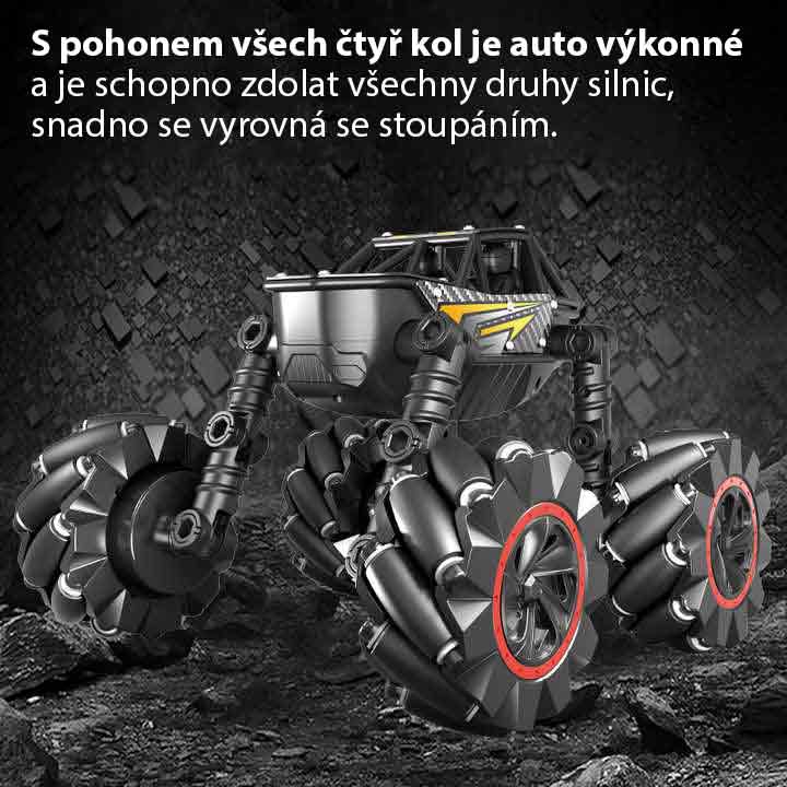 NOVINKA Driftovací kaskadérské auto na ovládání do terénu, obrázek 4
