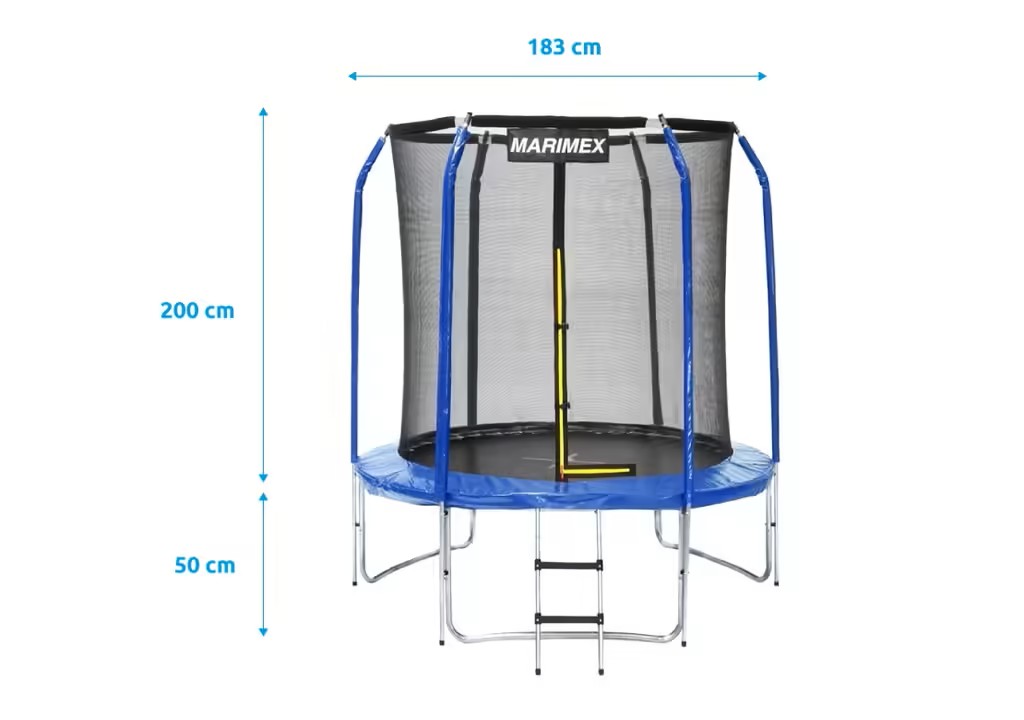 Trampolína Marimex Standard 183 cm + vnitřní ochranná síť + schůdky ZDARMA.., obrázek 2