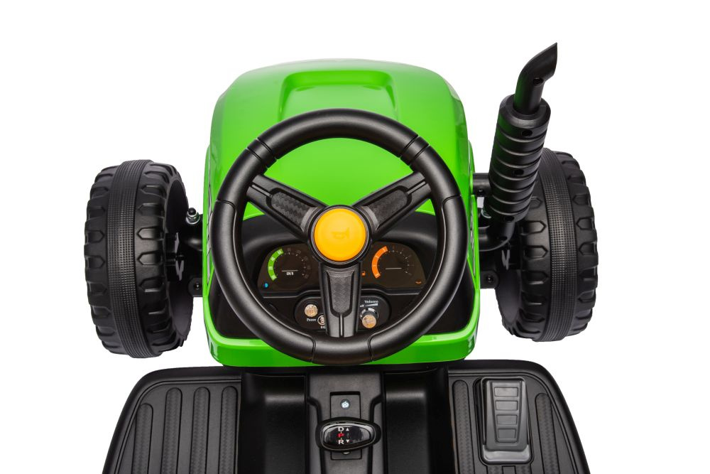 Bateriový traktor, zelený 2x45W., obrázek 3